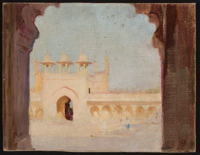 Agra - Palaces. From a Journey to India by Jan Ciągliński