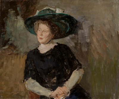 Lady in a Hat by Jan Ciągliński