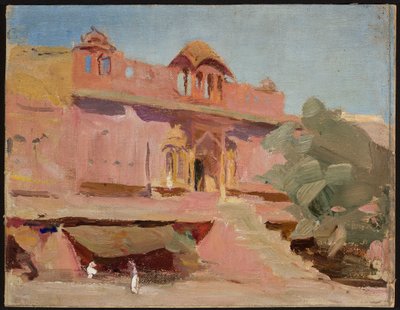 Jaipur - Buildings. From a Journey to India by Jan Ciągliński