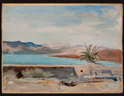 Capernaum on the Sea of Galilee. From a Journey to Palestine by Jan Ciągliński