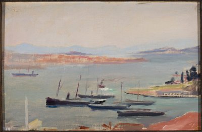 On the Ship, at the Entrance to the Bosphorus. From a Journey to Constantinople by Jan Ciągliński