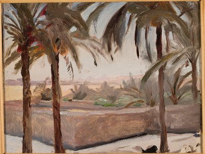 Palms Against the Pyramids. From a Journey to Egypt by Jan Ciągliński