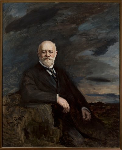 Portrait of Jan Bloch by Jan Ciągliński