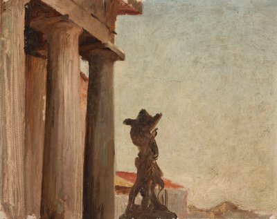 In Front of the Mining Institute in St. Petersburg by Jan Ciągliński