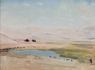 Desert near the Dead Sea. From a Journey to Palestine by Jan Ciągliński