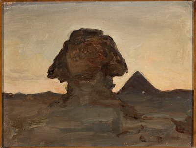 Sphinx in the Moonlight. From a Journey to Egypt by Jan Ciągliński