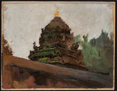 Old Temple in Madras. From a Journey to India by Jan Ciągliński