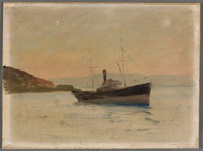 Ship on the Black Sea. From a Journey to Constantinople by Jan Ciągliński
