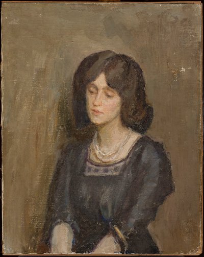 Study Portrait of a Woman by Jan Ciągliński
