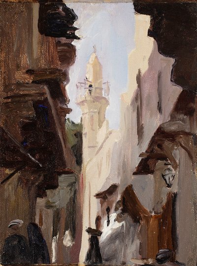 Street in Cairo. From a Journey to Egypt by Jan Ciągliński