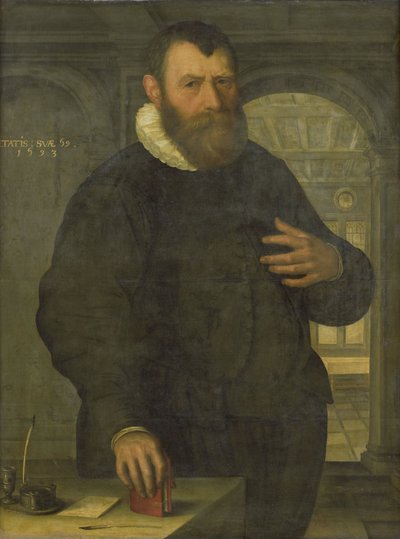 Portrait of Bartholomeus van der Wiere by Jan Claesz