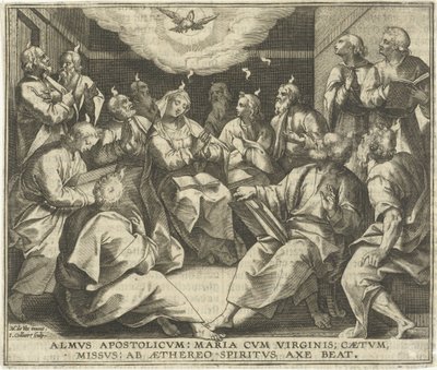 Pentecost by Jan Collaert (II)