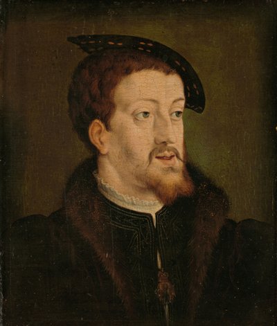 Portrait of Charles V, c.1530 by Jan Cornelisz (after) Vermeyen