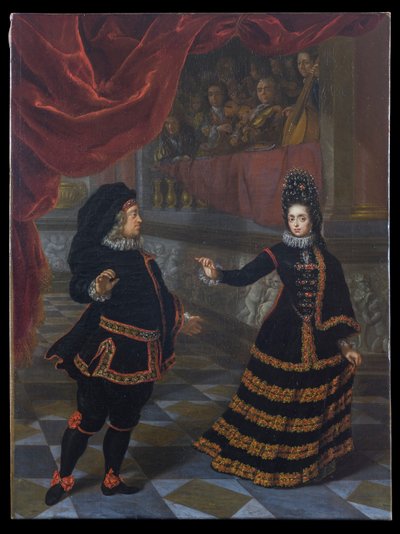 Electress Palatine Dancing with Her Husband by Jan Frans van Douven