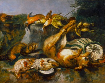 Dead Game and Weasels by Jan Fyt