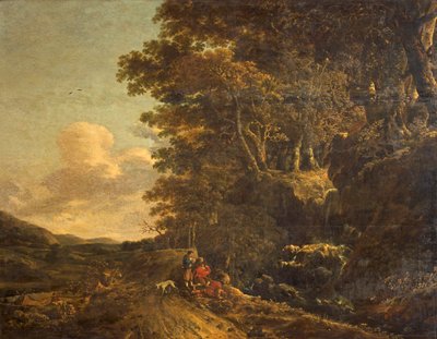 Landscape with Waterfall, c.1685-85 by Jan Hackaert