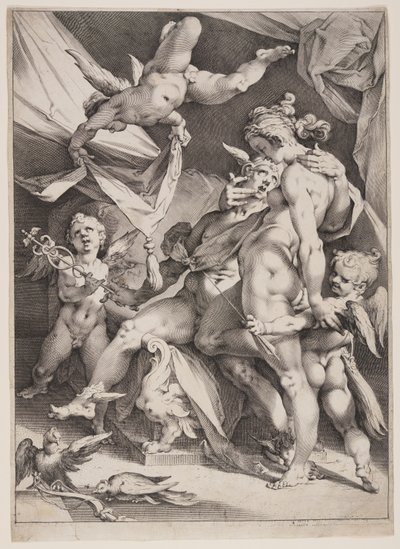 Venus and Mercury by Jan Harmensz. Muller