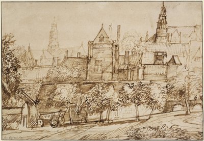 View of the Grote Kerk in Haarlem by Jan Lievens