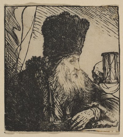 Philosopher with an Hourglass, 1620-74 by Jan Lievens