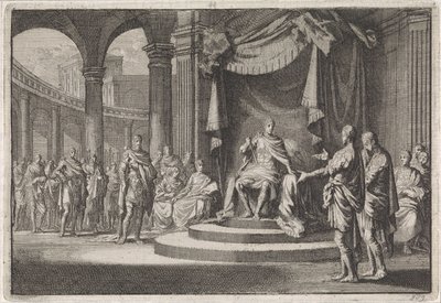 Alexander and Aristobulus Defend Themselves Before Emperor Augustus by Jan Luyken