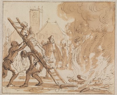 Preliminary Studies for Bloody Theatre, or Martyrs Mirror of the Baptists or Defenseless Christians by Jan Luyken