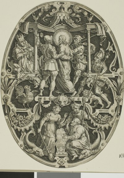 Arrest of Christ, from Passion of Christ by Jan Sadeler I