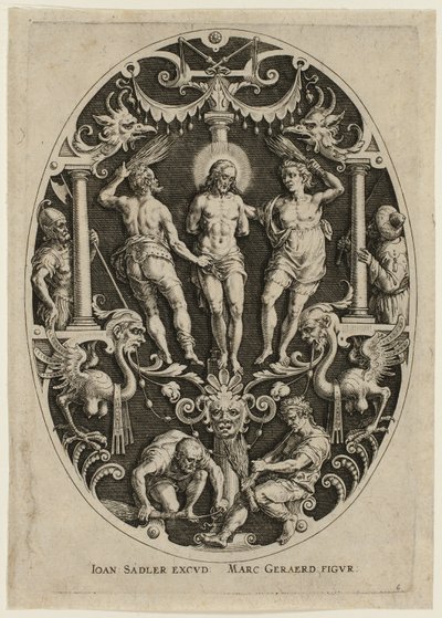 Flagellation, from Passion of Christ by Jan Sadeler I