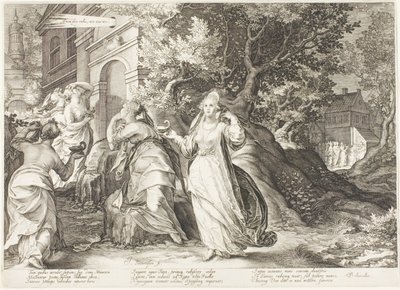 Plate Five, from Five Wise and Five Foolish Virgins by Jan Saenredam