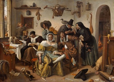 Beware of Luxury by Jan Steen