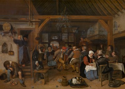 The Wedding Feast by Jan Steen