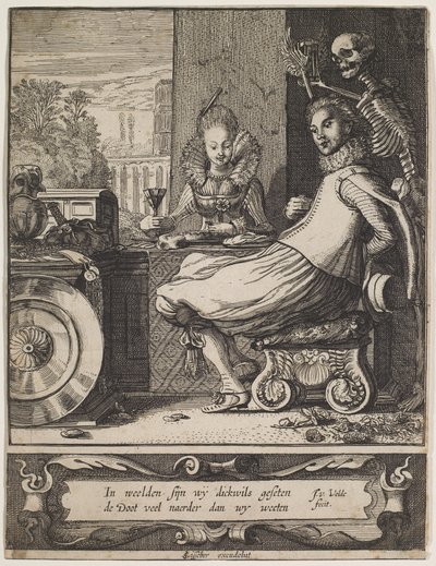 Death Surprising a Couple, c.1618-20 by Jan Van de II Velde