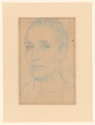 Portrait of Anna Dorothea Veth-Dirks by Jan Veth