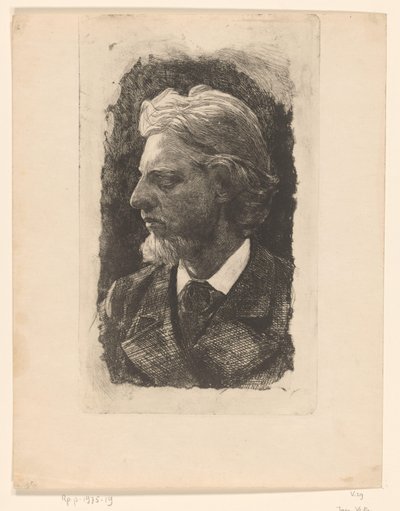 Portrait of Jacques Perk by Jan Veth