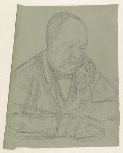 Portrait of Tak van Poortvliet by Jan Veth