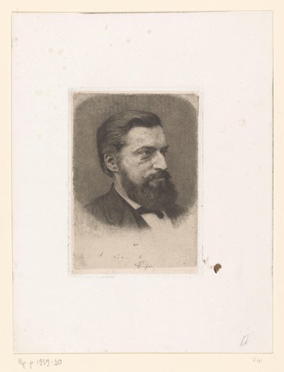 Portrait of Thomas Theodorus Hendrikus Jorissen by Jan Veth