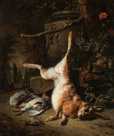 Still Life with a Hare and other Game by Jan Baptist Weenix