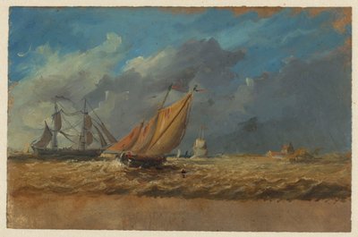Seascape with Several Ships by Jan Weissenbruch