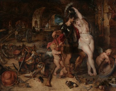 The Return from War: Mars Disarmed by Venus, c.1610-2 by Jan and Rubens, P.P. Brueghel