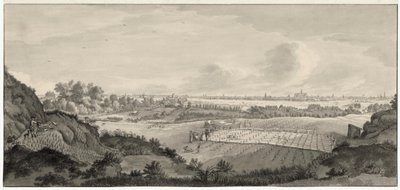 View of Bloemendaal Bleaching Fields with Haarlem in the Distance by Jan de Beijer
