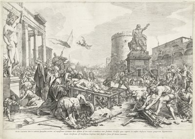 Martyrdom of Saint Lawrence by Jan de Bisschop