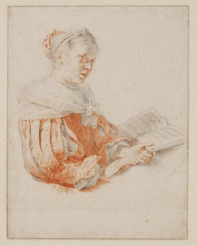 A Singing Girl by Jan de Bray