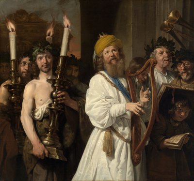 King David Leads the Ark of the Covenant to Jerusalem by Jan de Bray