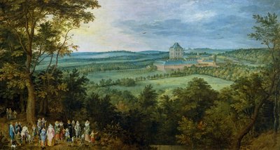 The Archduke and Archduchess attending a Hunt, c.1611 by Jan the Elder Brueghel