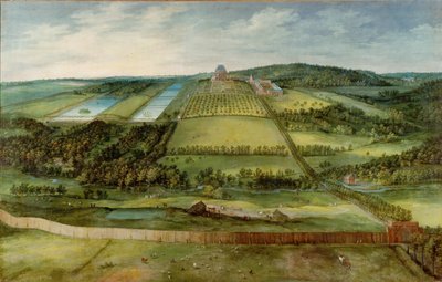 View of the Chateau de Mariemont, Belgium by Jan the Elder Brueghel
