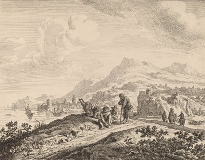 View of the River Rhine by Jan van Aken