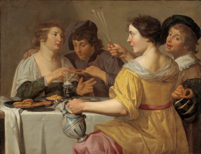 Pulling the Pretzel by Jan van Bijlert