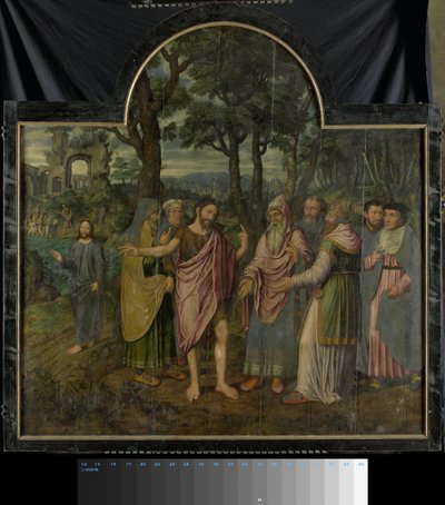 Triptych with Scenes from the Life of St John the Baptist by Jan van Coninxloo (II)