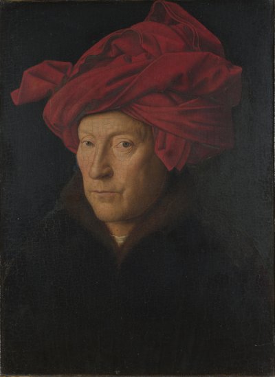 Portrait of a Man (Self Portrait) by Jan van Eyck