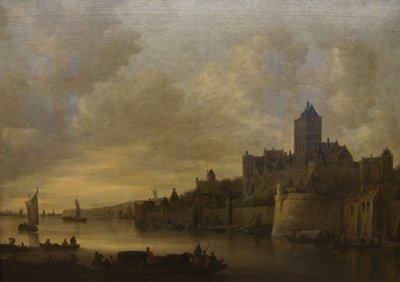 The Valkhof in Nijmegen by Jan van Goyen