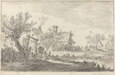 Wayside Inn by Jan van Goyen